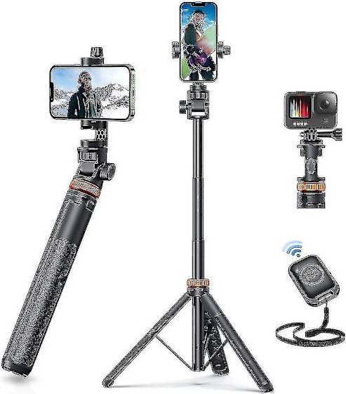 62 Inch Phone Tripod with Remote