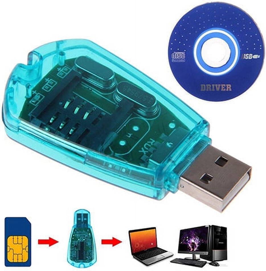 USB Cellphone Standard SIM Card Reader
