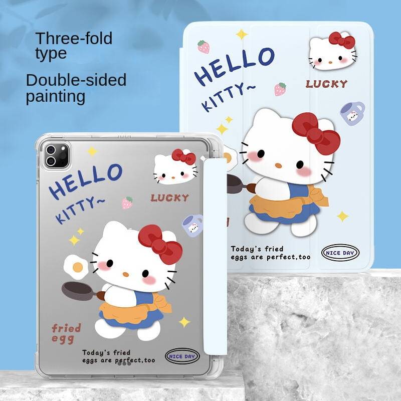 Hello Kitty Cartoon Mini6 Tri-Fold Protective Case