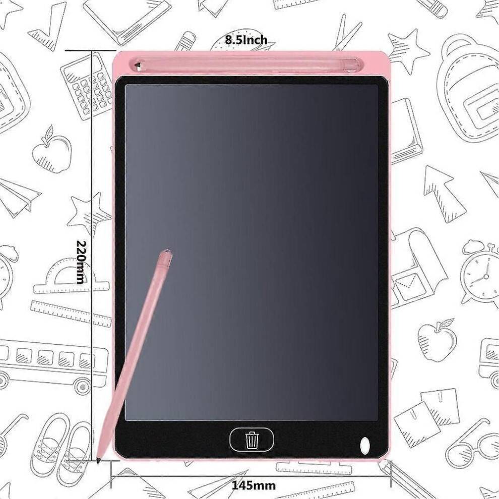 8.5 Inch Pink LCD Drawing Tablet