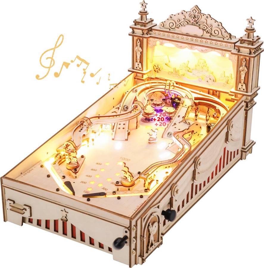 Robotime 3D Pinball Machine Puzzle Table Game