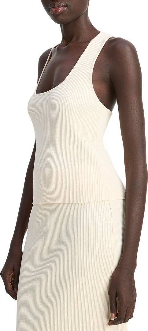 Vince Rib Racerback Tank Top