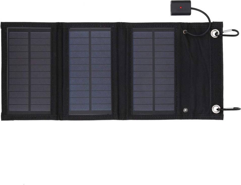 15W Portable Solar Panel Charger LED Indicator