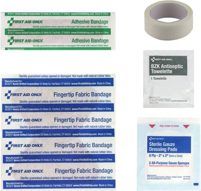 First Aid Only Classroom Single Use Kit Refill