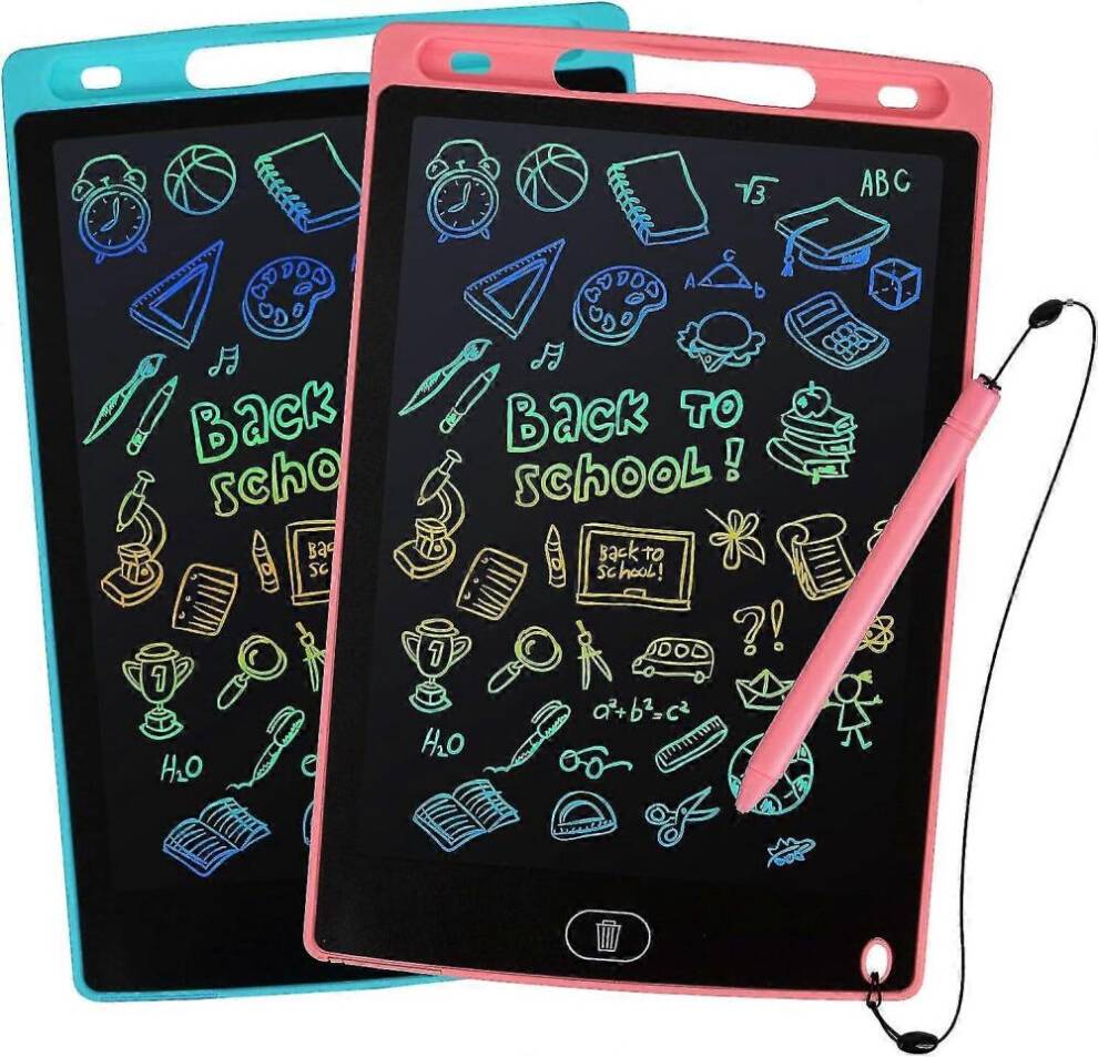 Lcd Writing Tablet 2 Packs Drawing Pads