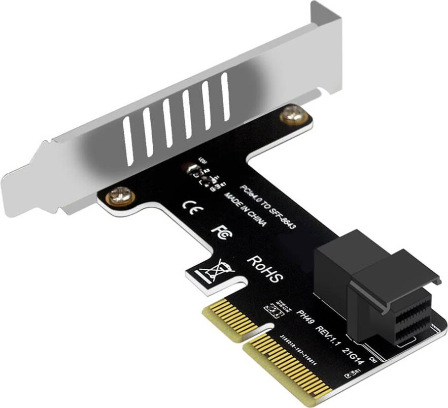 PCI E To SFF-8643 Riser Card Adapter
