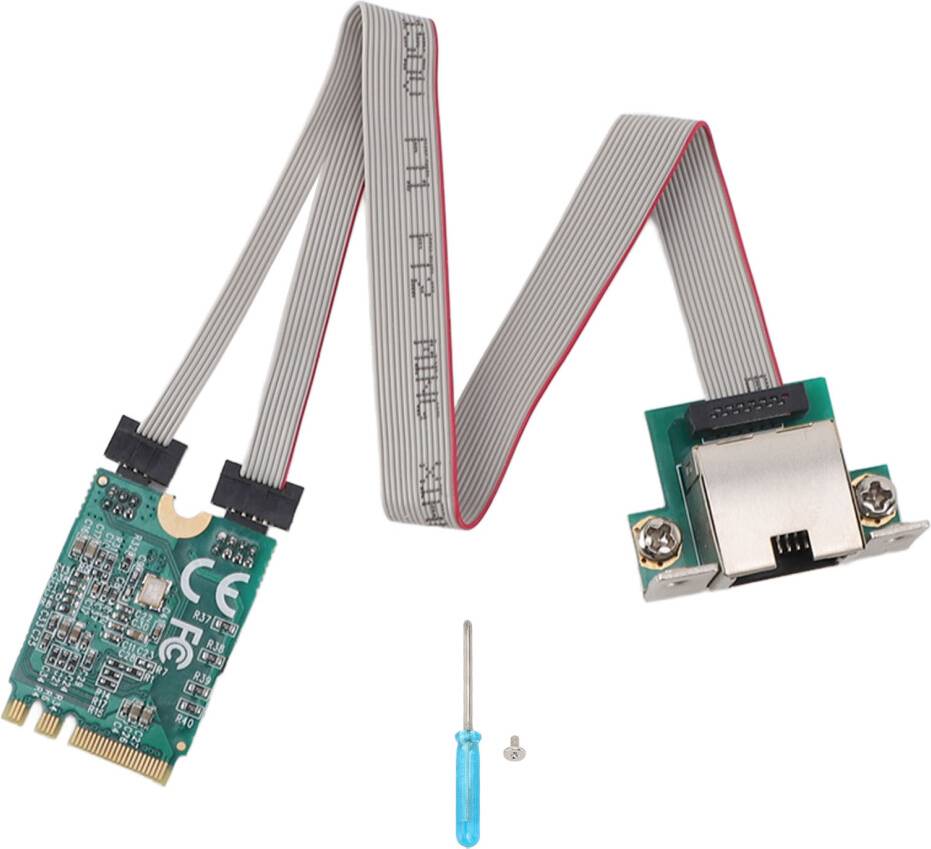 2.5G Mini PCIe M.2 RJ45 Network Card Adapter