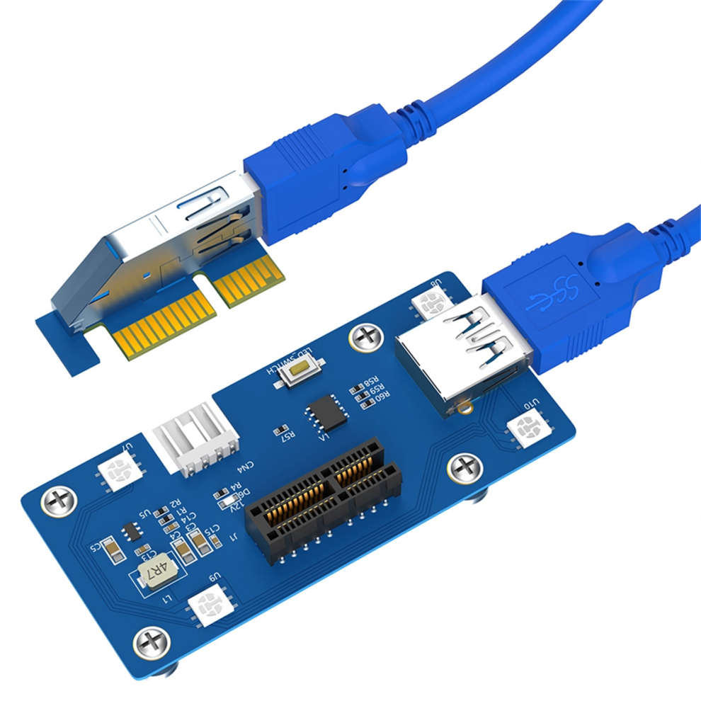 Typecat 2-in-1 PCI Express Riser Karte