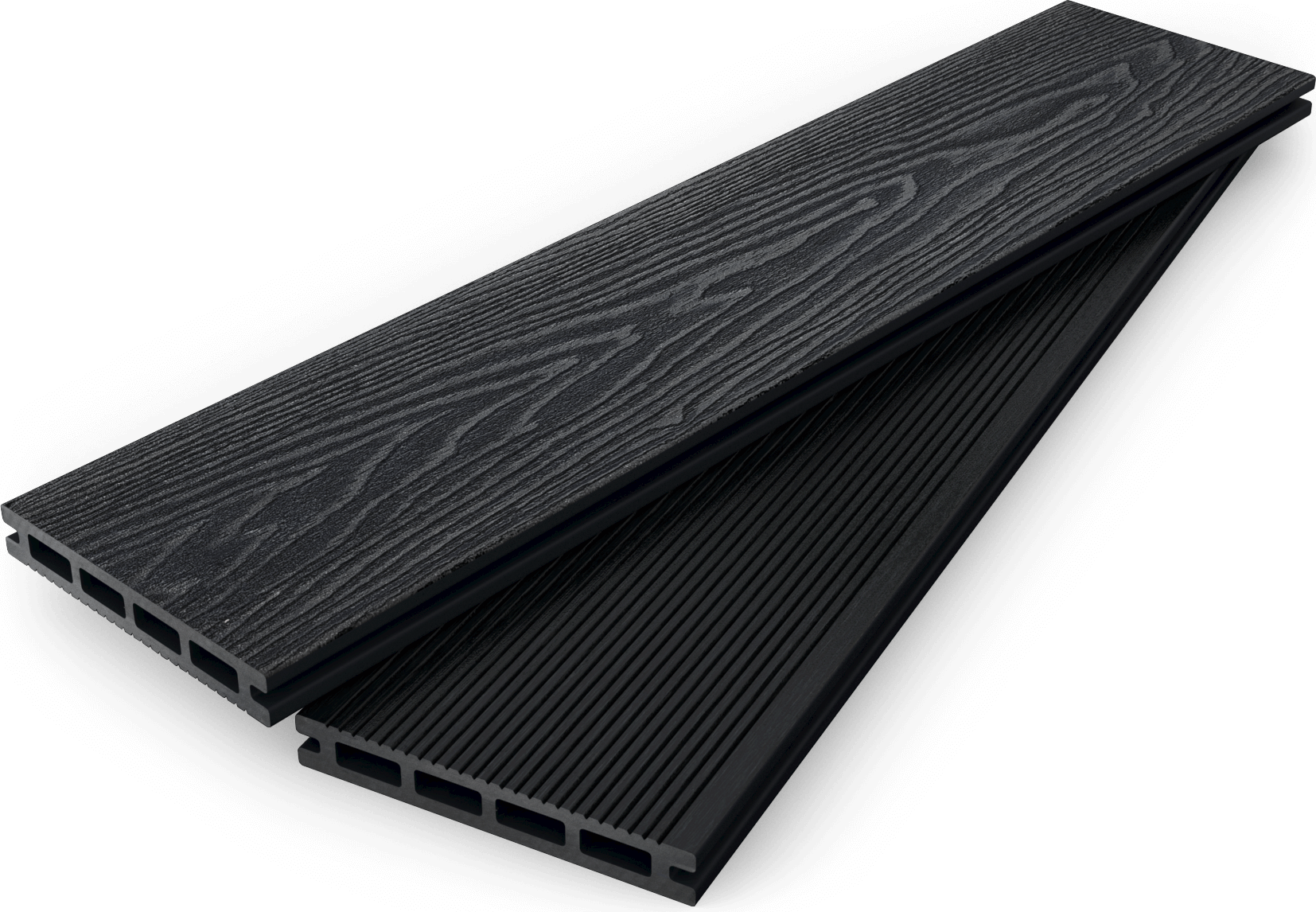 Black Composite Decking Graphite 4m