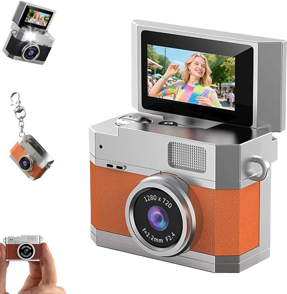 Mini Digital Camera 180 Flip Screen