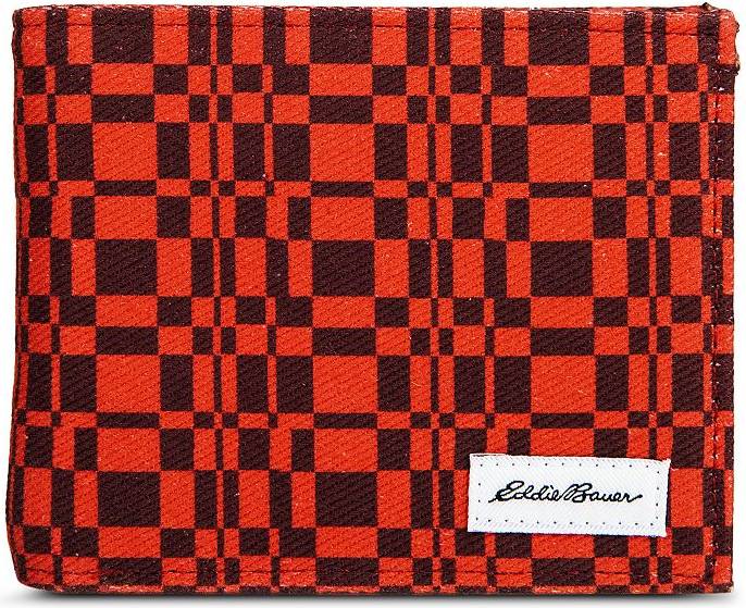 Signature Bifold Passcase Wallet Cotton Ripstop Nylon - Red