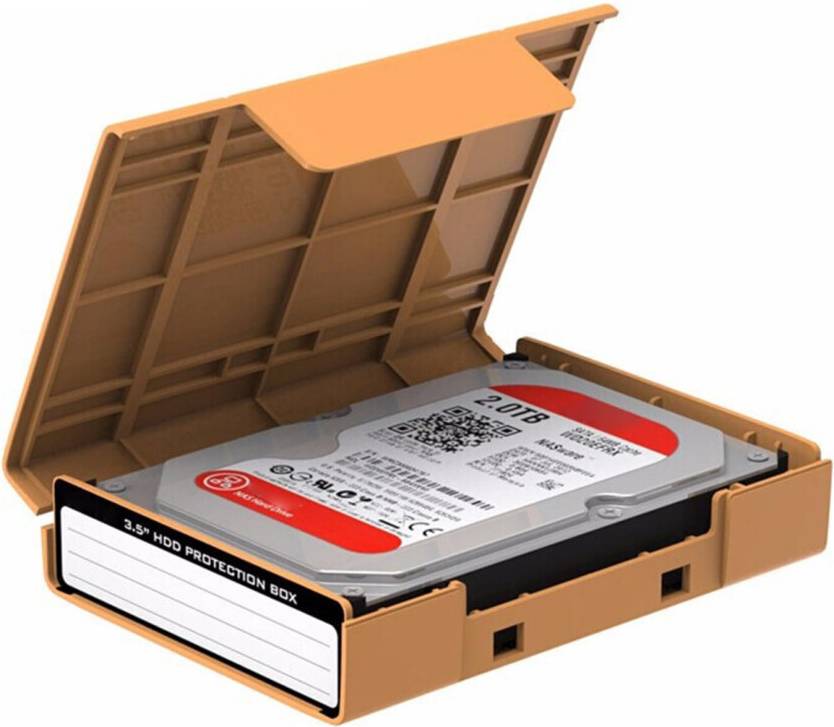 3.5 Inch Hard Drive Case Shockproof Foam Padding