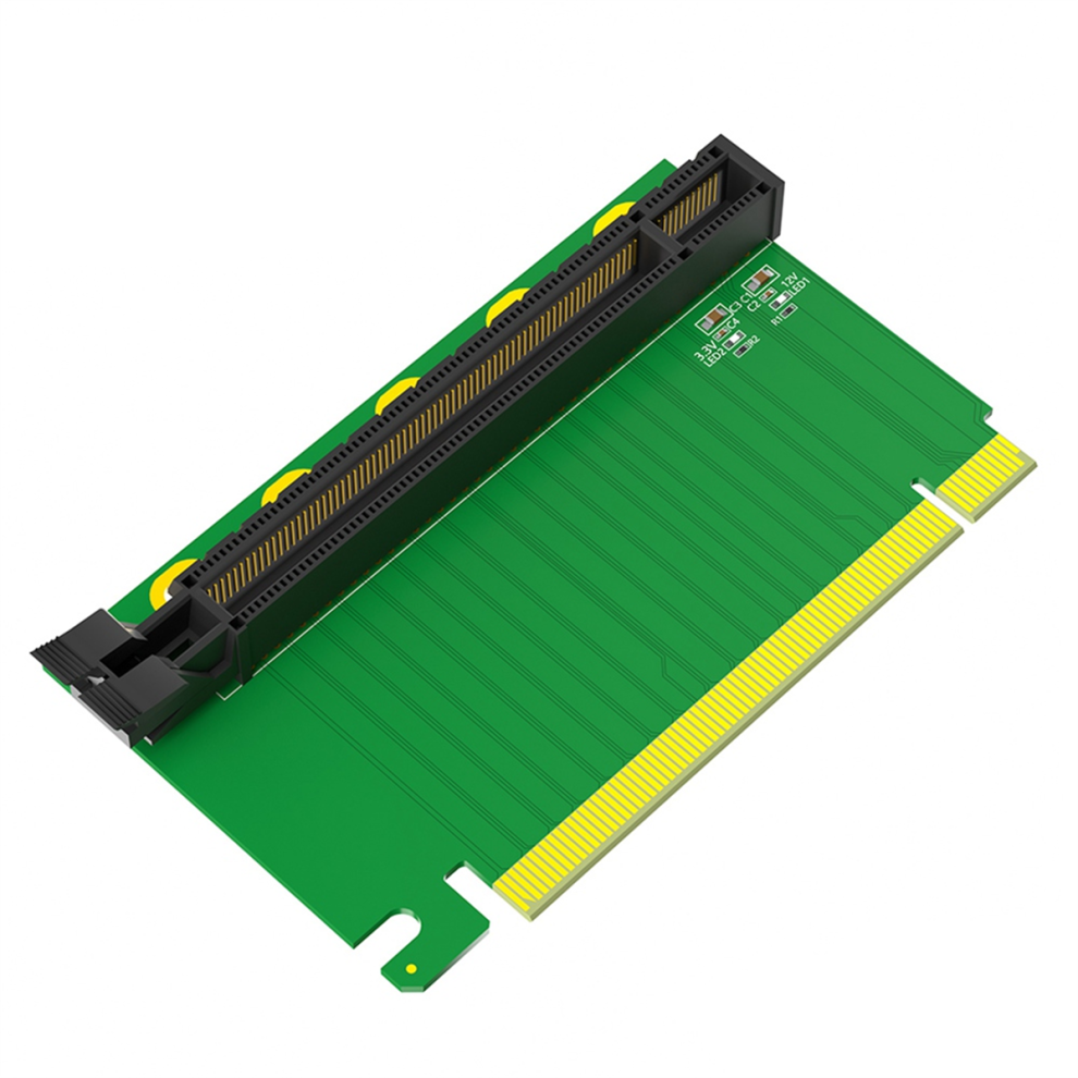 PCI-E 16X 3.0 90 Grad Reverse Riser Karte
