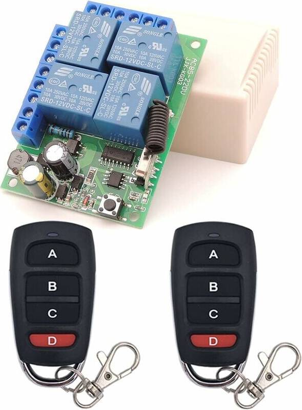 4CH Wireless Control Switch AC 23
