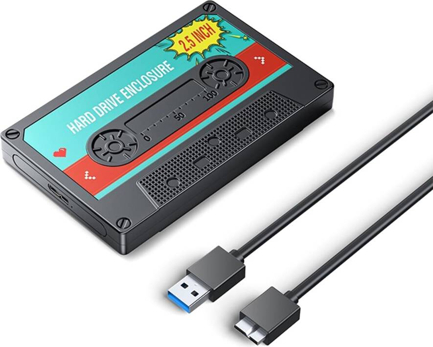 External Hard Drive Enclosure USB 3.0 2.5 Inch SATA Case
