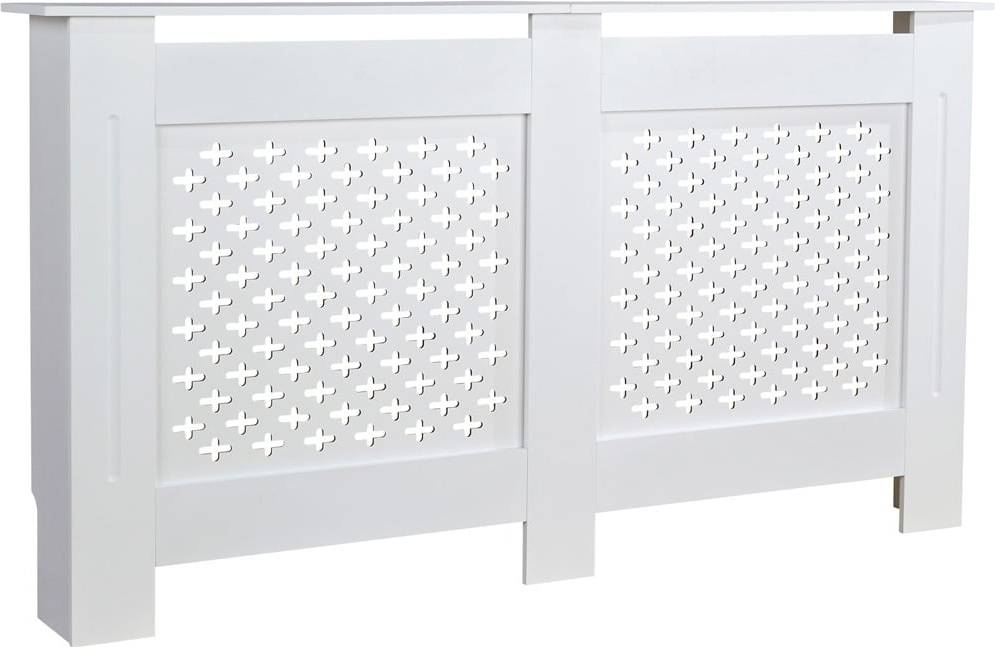 Home Source Crofton White Radiator Cover Unit Large