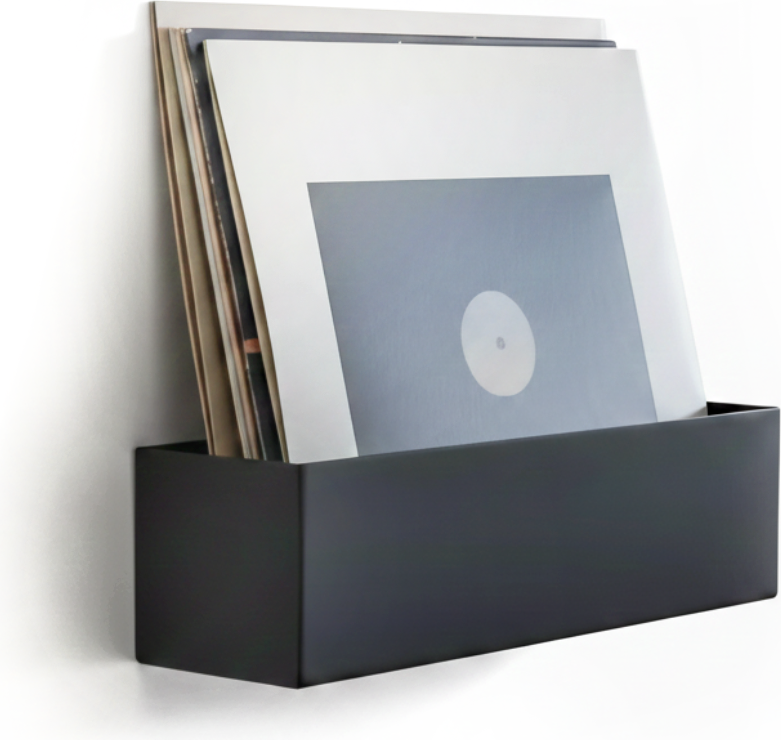 Vinyl Væg Display Sort