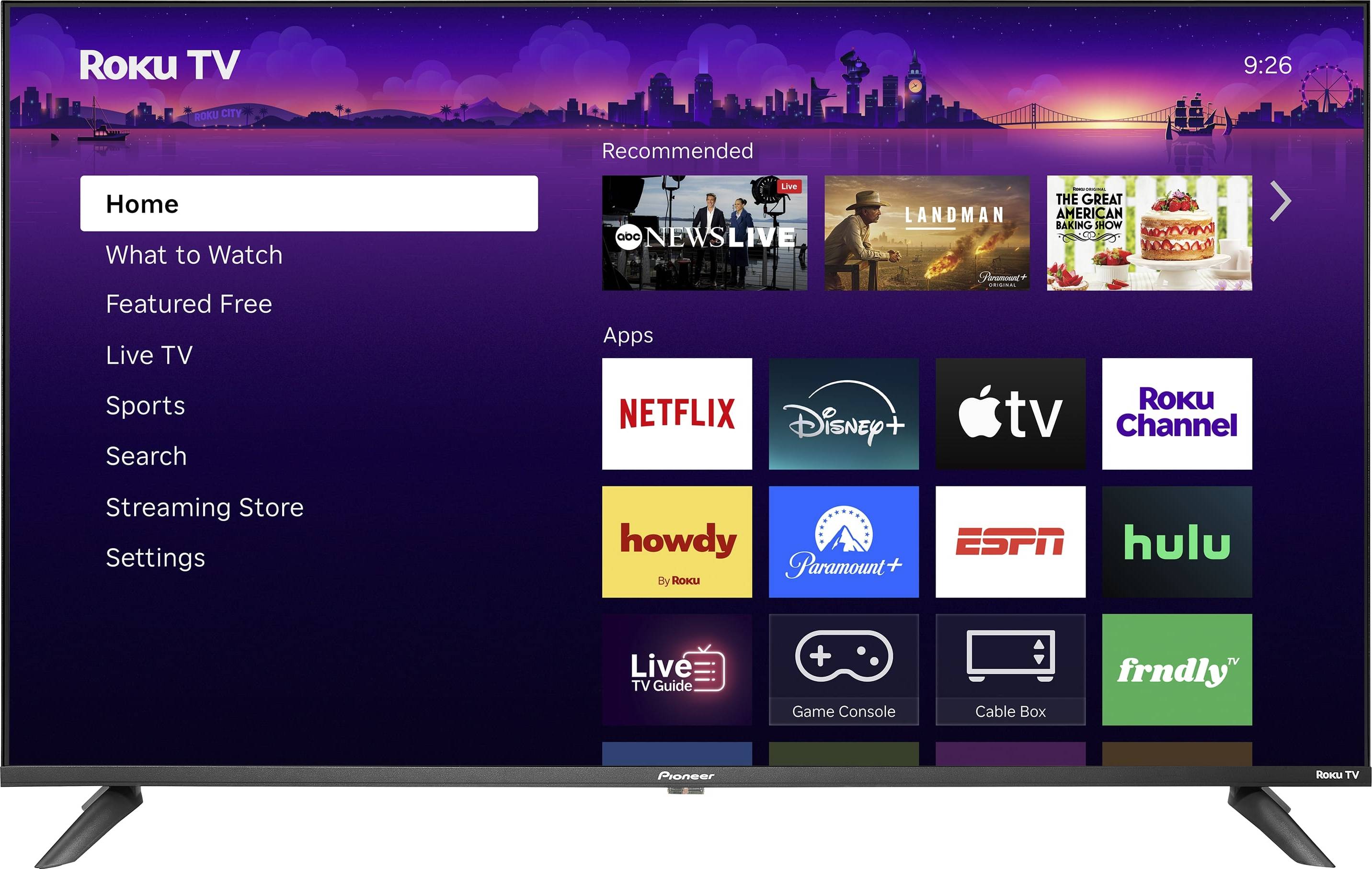 43 Inch Class LED 4K UHD Smart Roku TV
