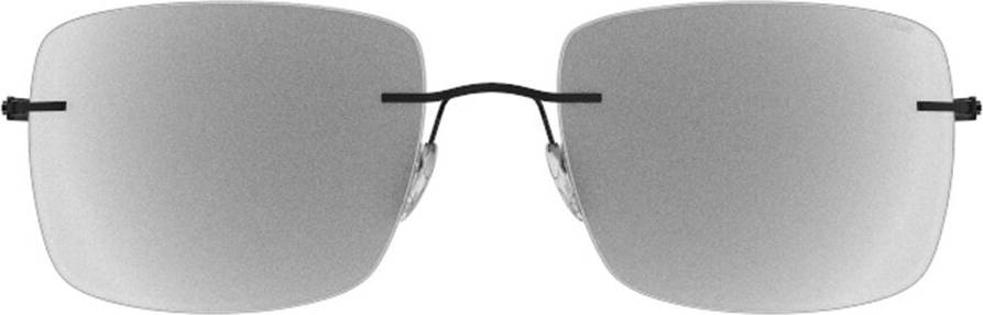Silhouette Chesterman Rimless Solbriller Mænd - Sort