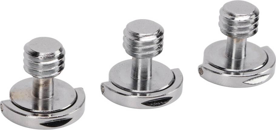 3 Pieces Camera Screws 3/8 Inch Thread