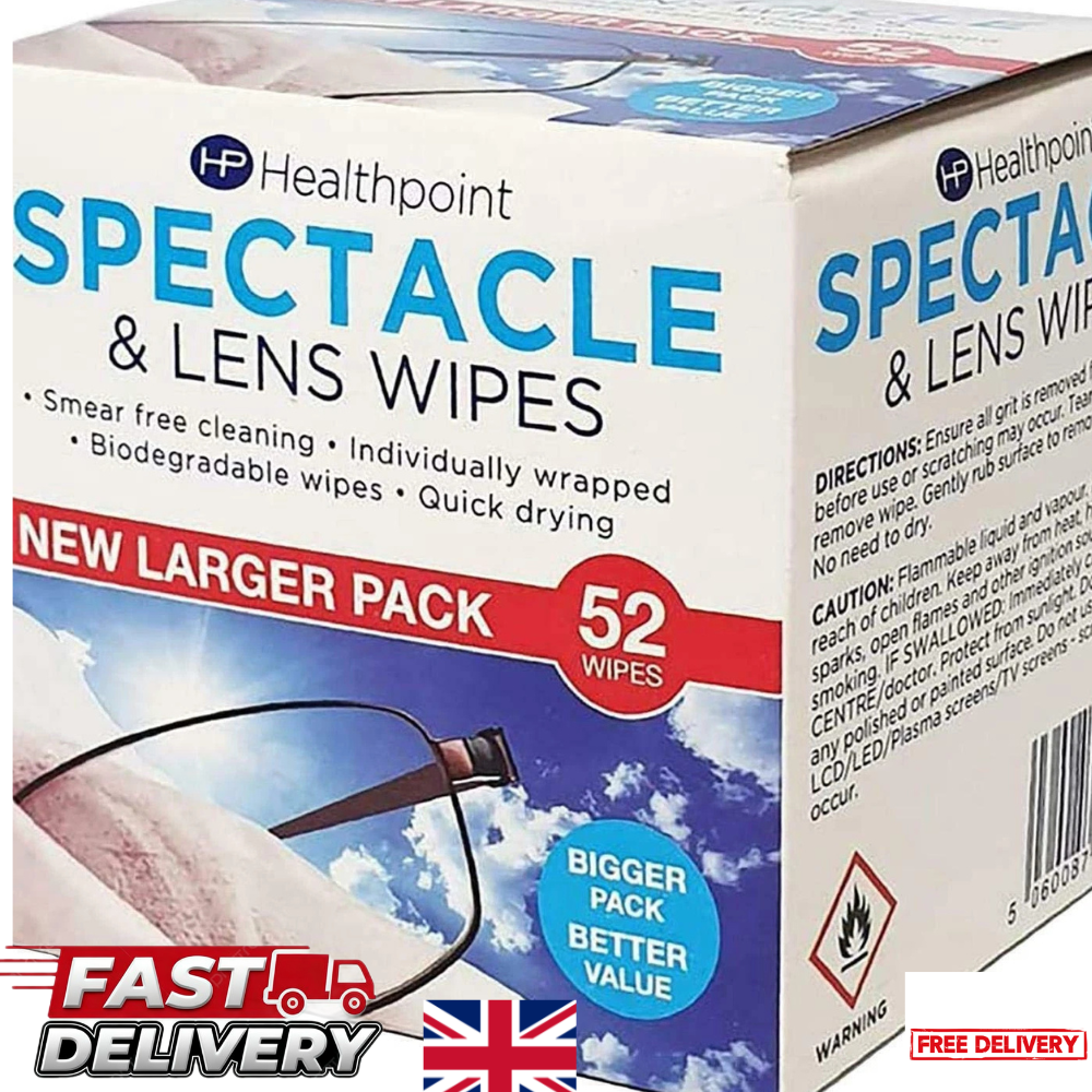 Health Pro Spectacle Wipes Extra Value Pack