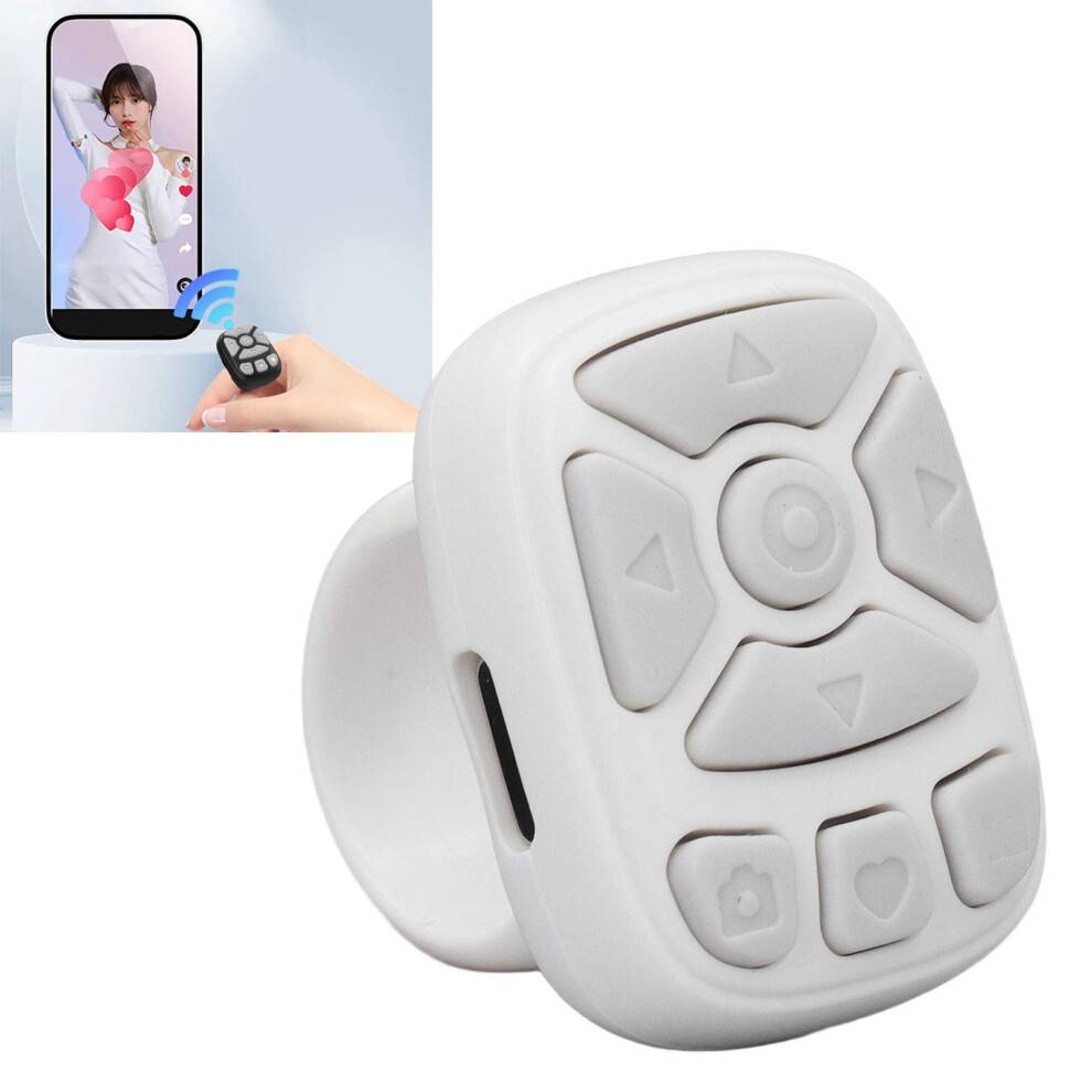 Bluetooth Remote Control Ring 5.3 Wireless Camera Shutter