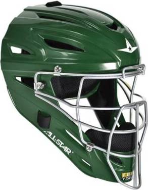 All-Star MVP2510 Casco da Ricevitore Ragazzo Verde