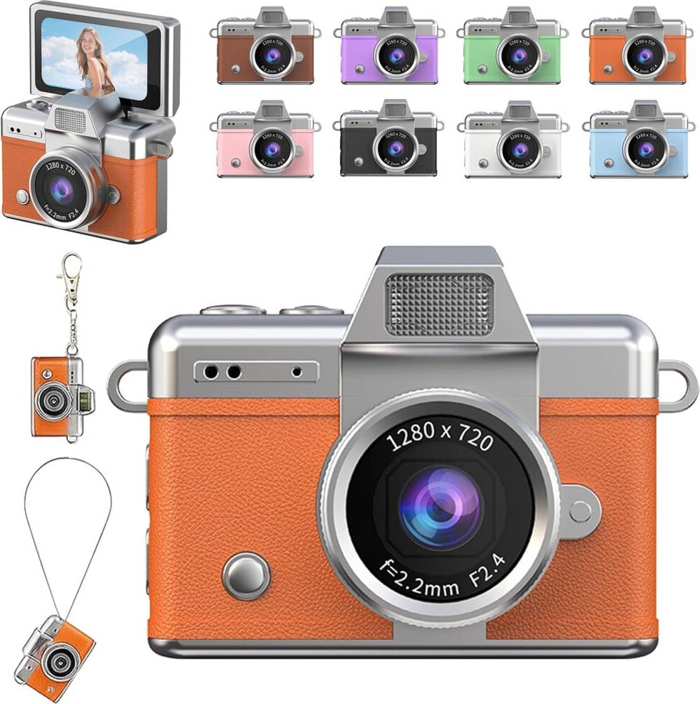 Mini Digital Camera 1.47 LCD Fill Light Filter