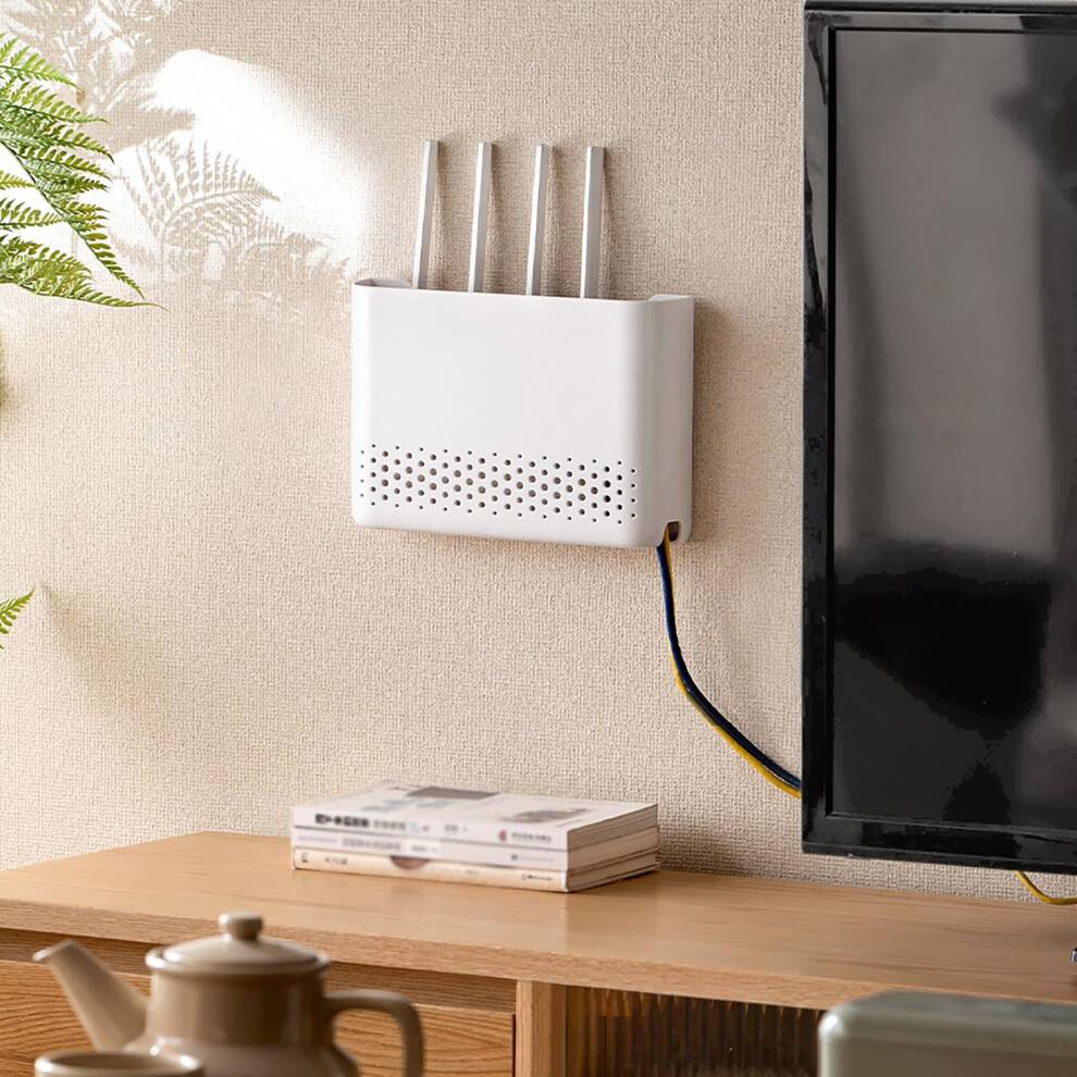 Wall Mounted WiFi Router Storage Box