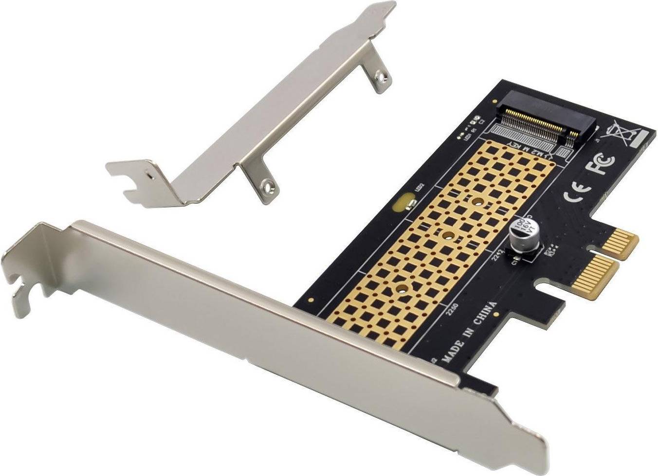 Nvme pci adapter InLine PCI Express Adapter for NVMe M.2 Key M