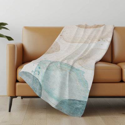 Sherpa throw blanket Addison Rugs Washable Sherpa Throw Blanket Abstract