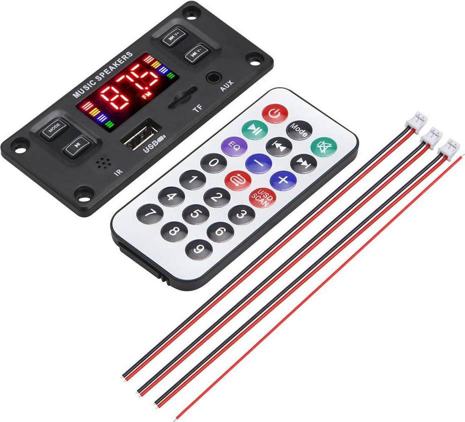 Car bluetooth speaker Car FM Radio Module Bluetooth Speaker MP3 Decoder Board