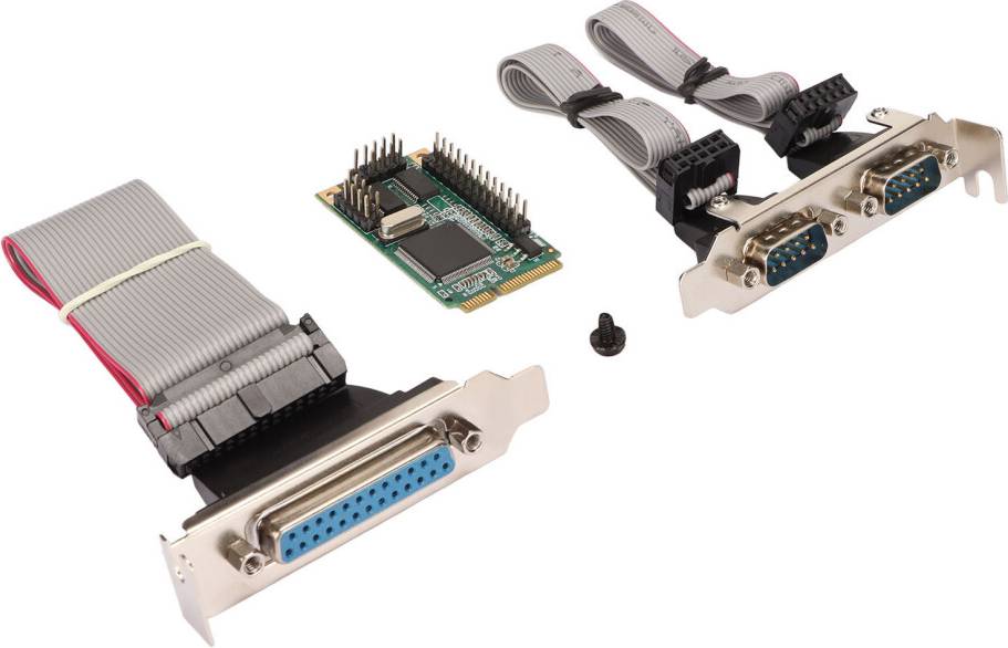 Mini PCIe Combo Serial Parallel Expansion Card