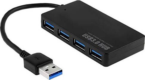 USB 3.0 4-Port Hub with LED Indicator
