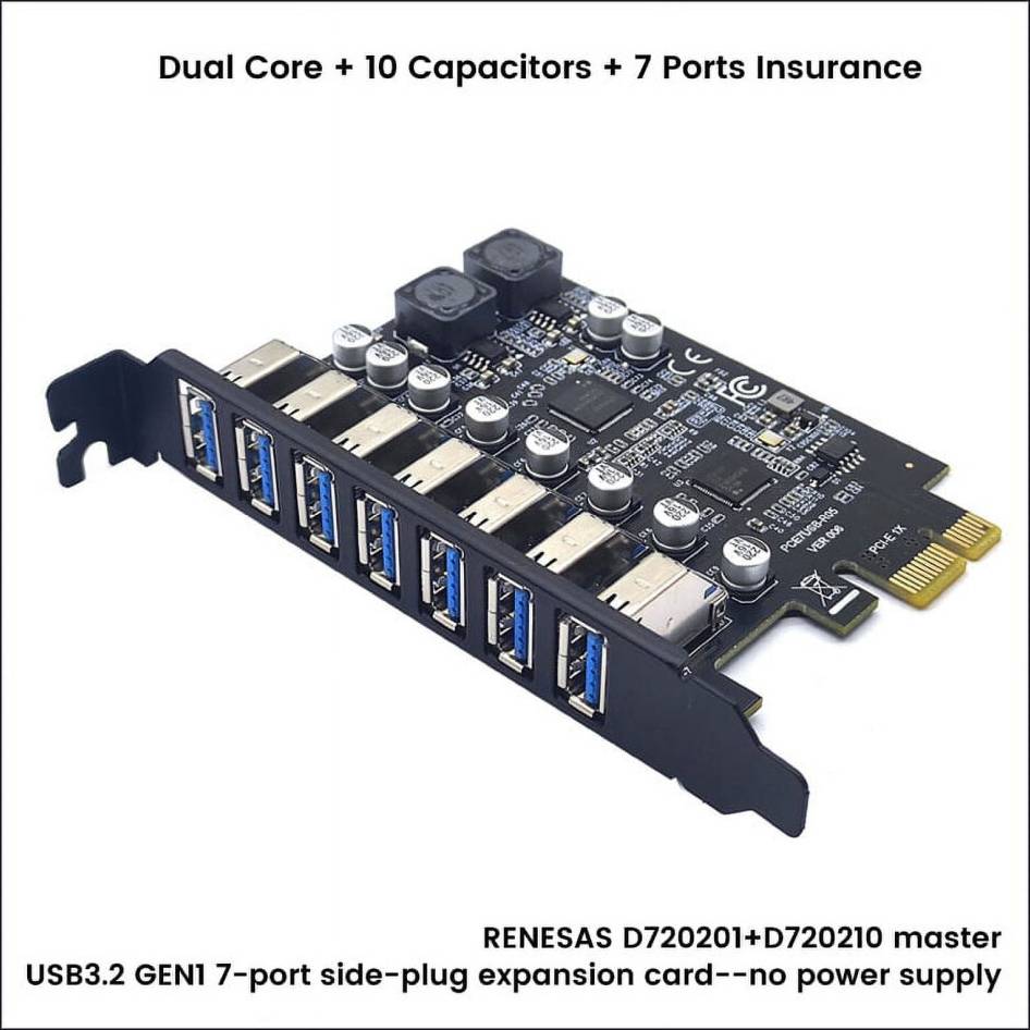 USB 3.2 Pci Express Adapter Card