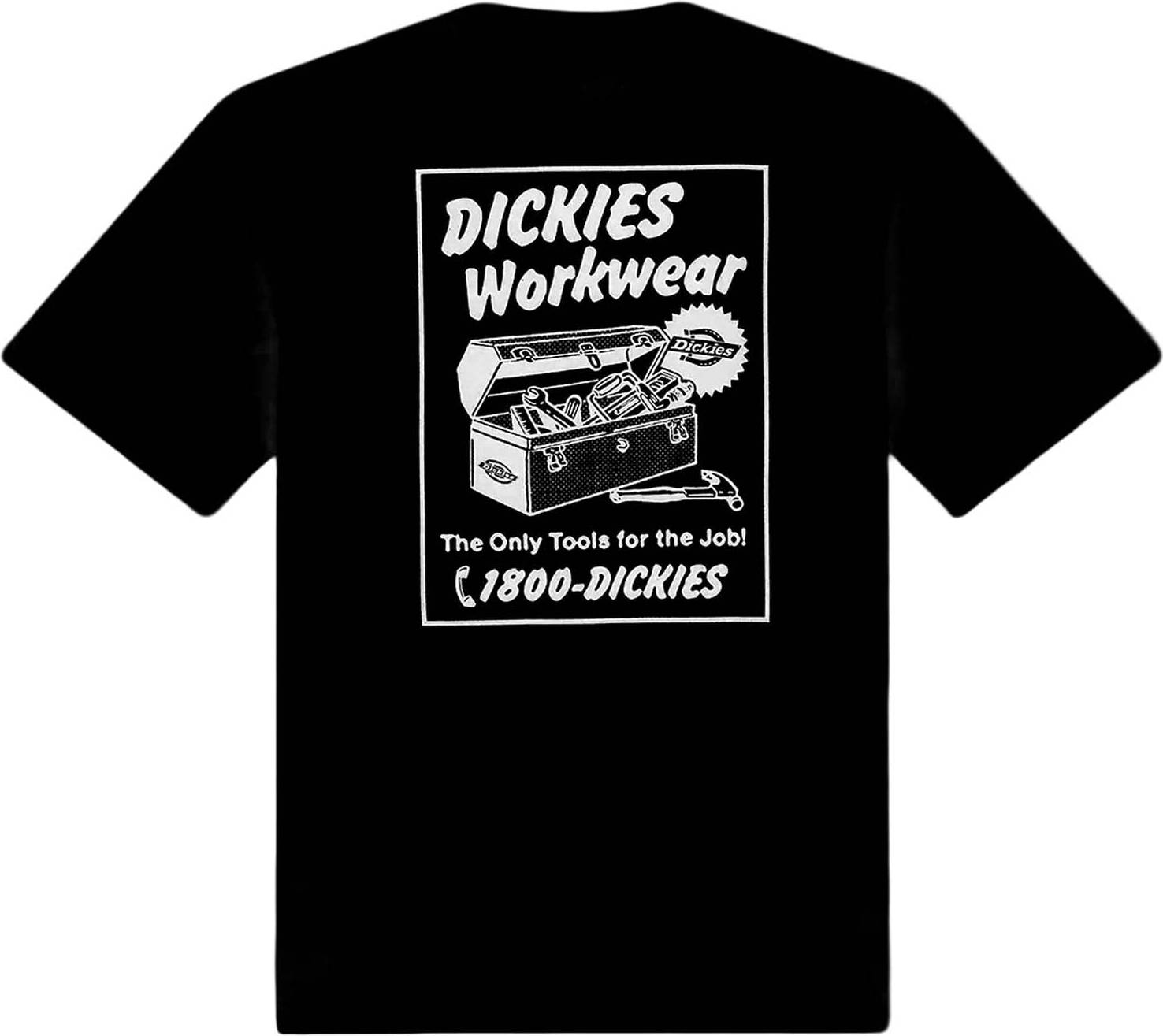 Dickies Dry Ridge T-Shirt Med Rygprint - Sort