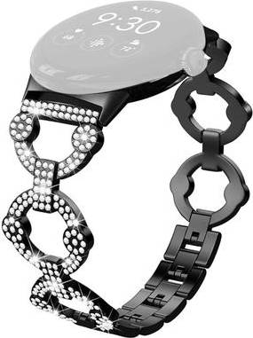 Google Pixel Watch Rhinestone Décor Black