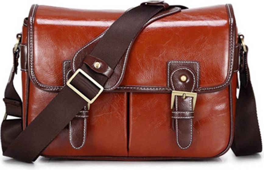 Retro PU Leather SLR Photo Camera Bag