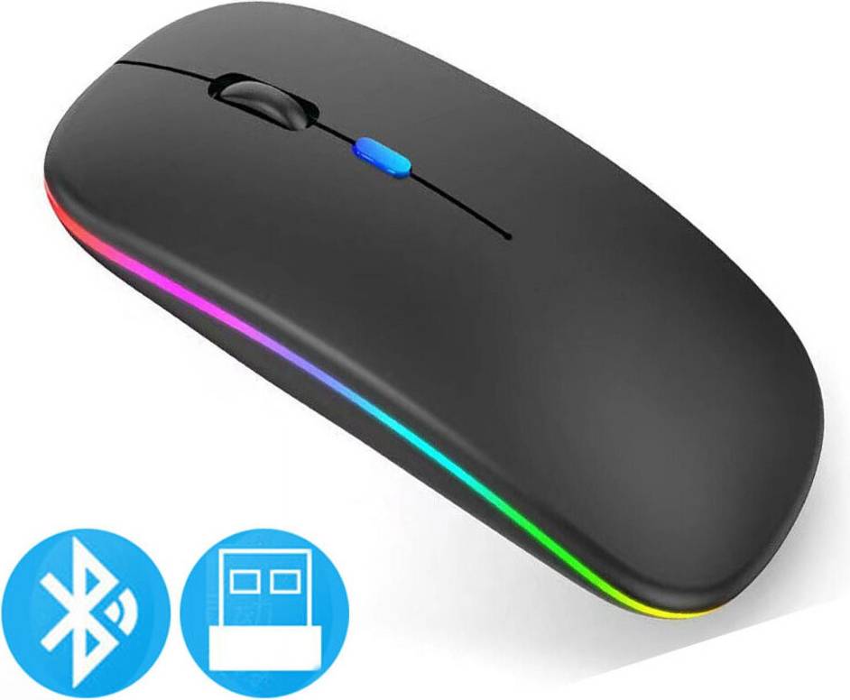 Mouse Wireless Bluetooth Ricaricabile USB