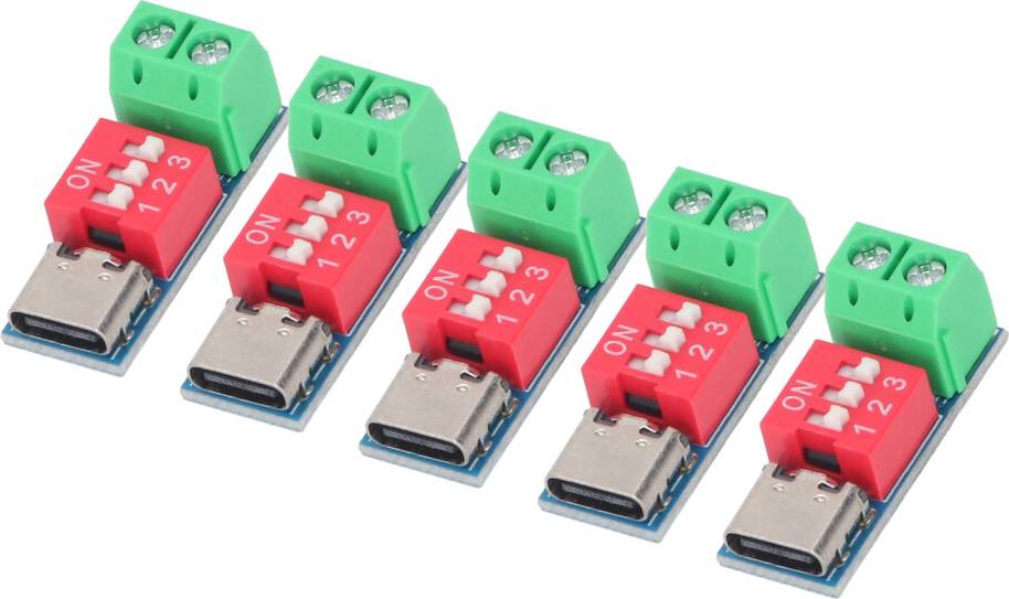5PCS USB-C PD QC Trigger Board Module