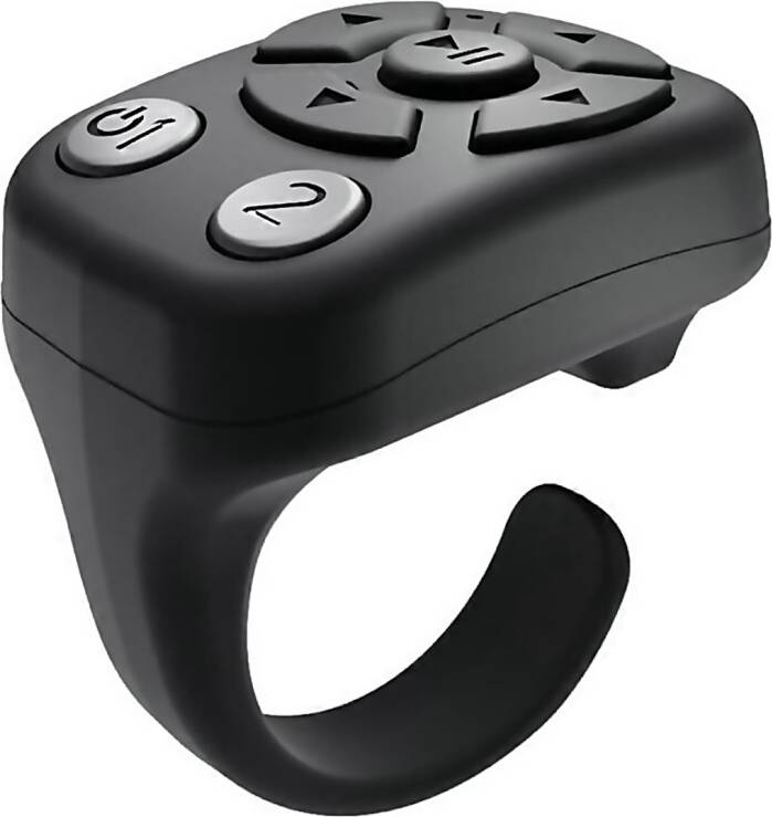 Wireless Bt Shutter Release Button Mini Fingertip Ring Remote