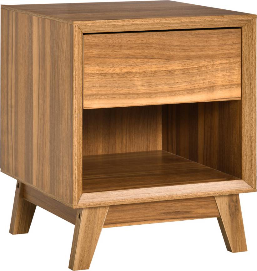 Homcom Modern Nightstand Bedside Table