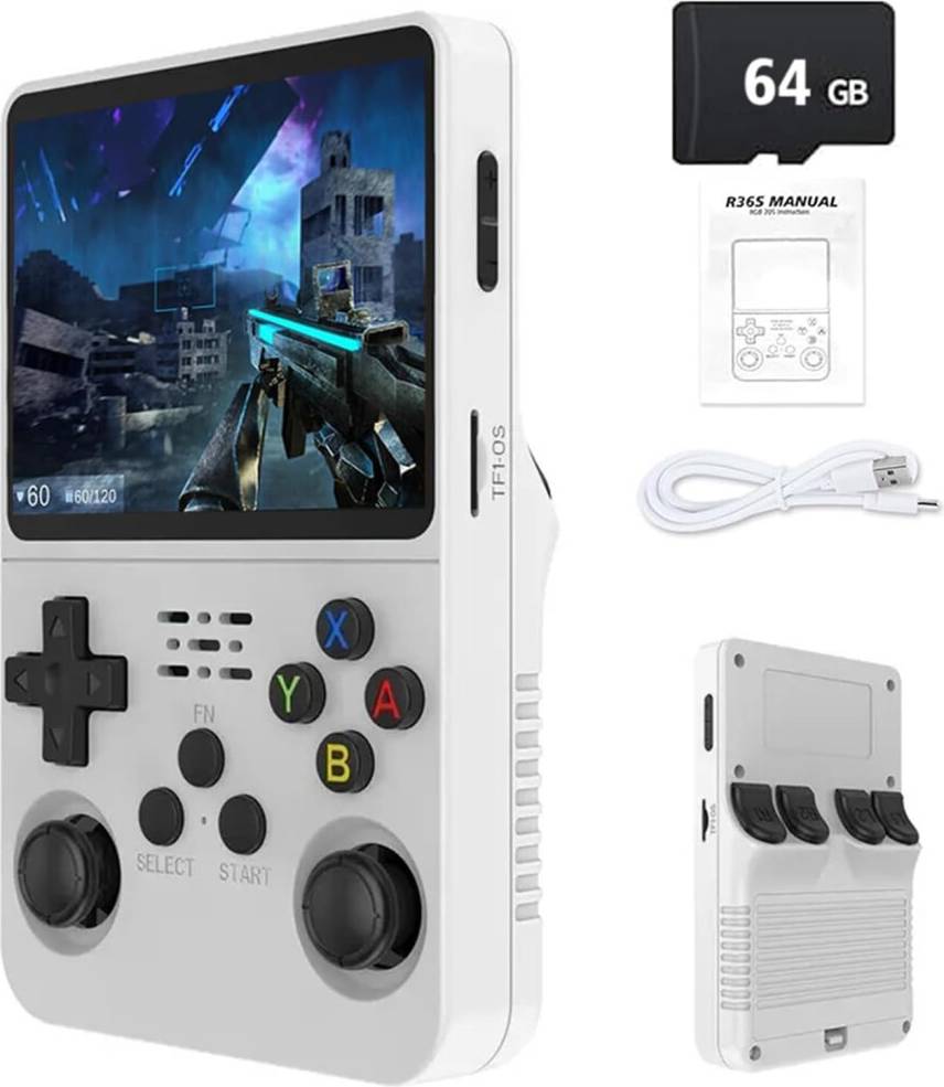 Five Leaf R36S Retro Handheld Game Console