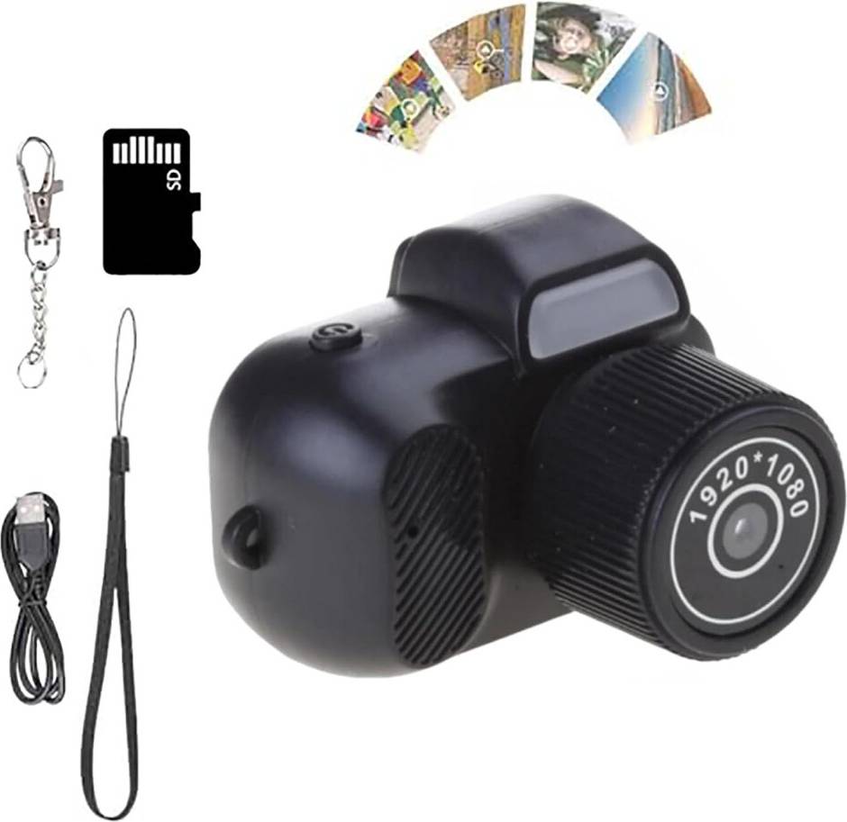 Mini Digital Camera Keychain 1080P HD