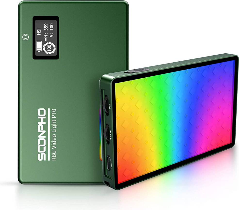 RGB On-Camera Video Light 360 Full Color