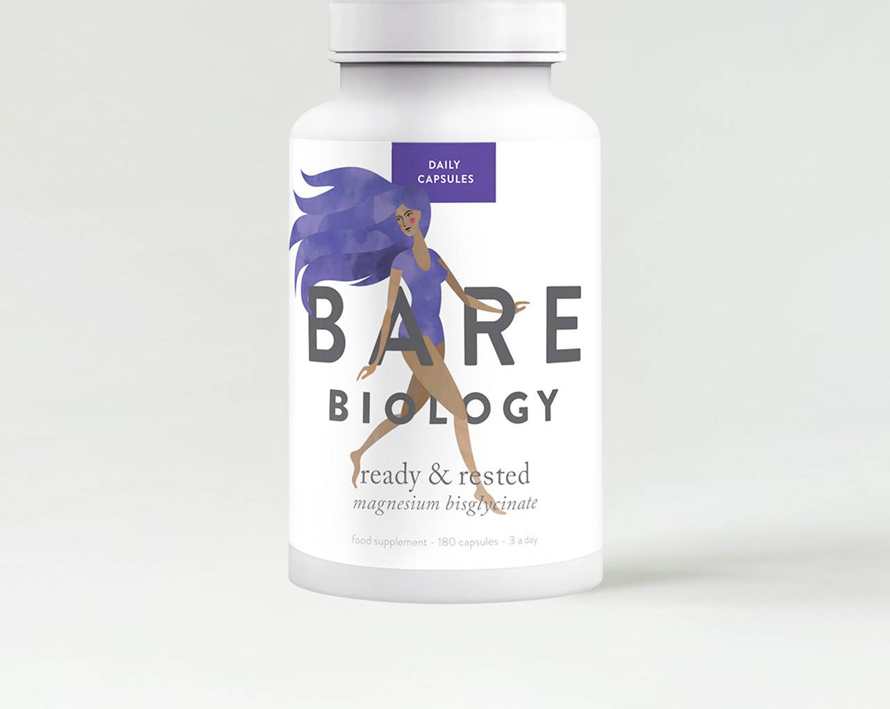 Bare Biology Ready Rested Magnesium Capsules 180 pcs