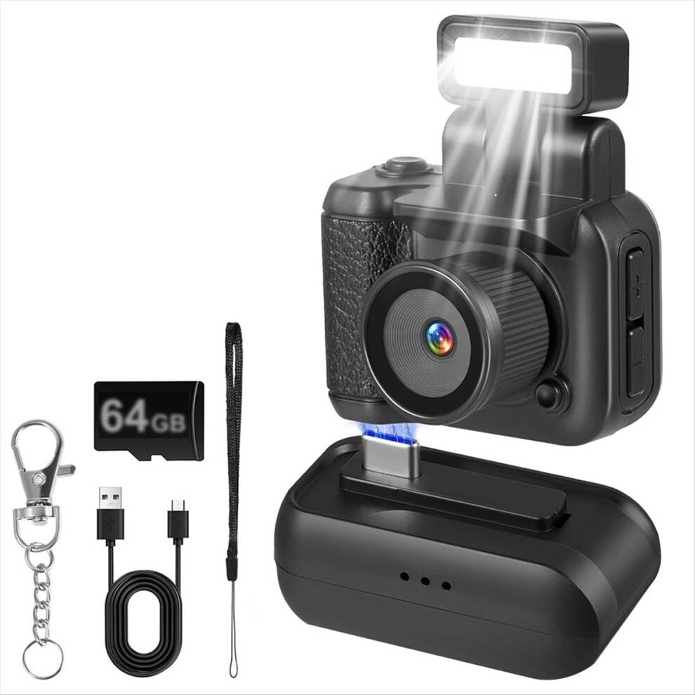 Exogio Mini Retro Camera 1080p CMOS Keychain