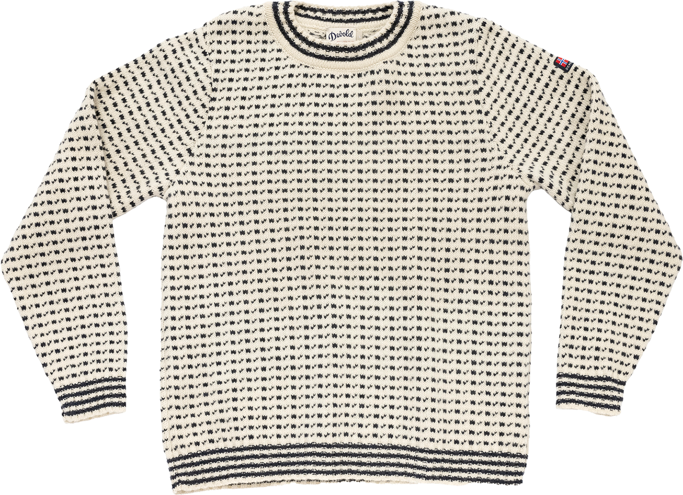 Devold Islender Refined Sweater - Offwhite/Ink