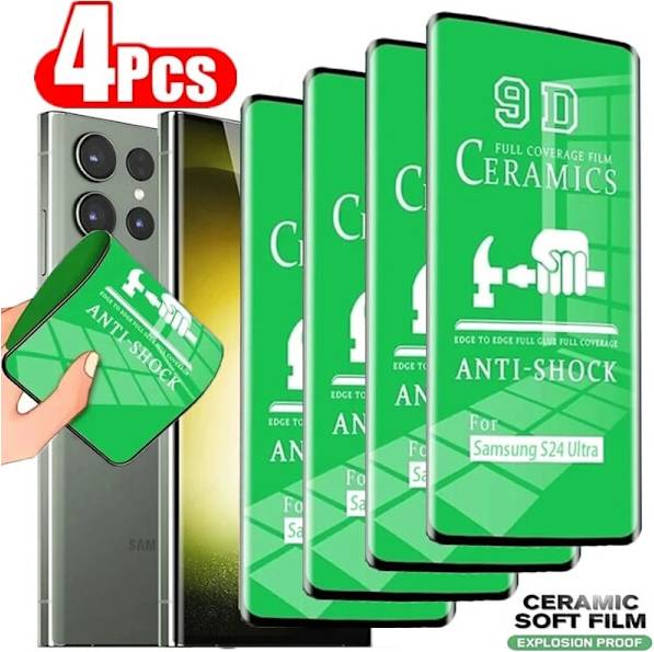 4pcs HD Soft Ceramic Screen Protector