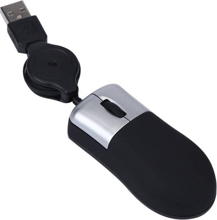 CanGong Mini Retractable USB Optical Mouse